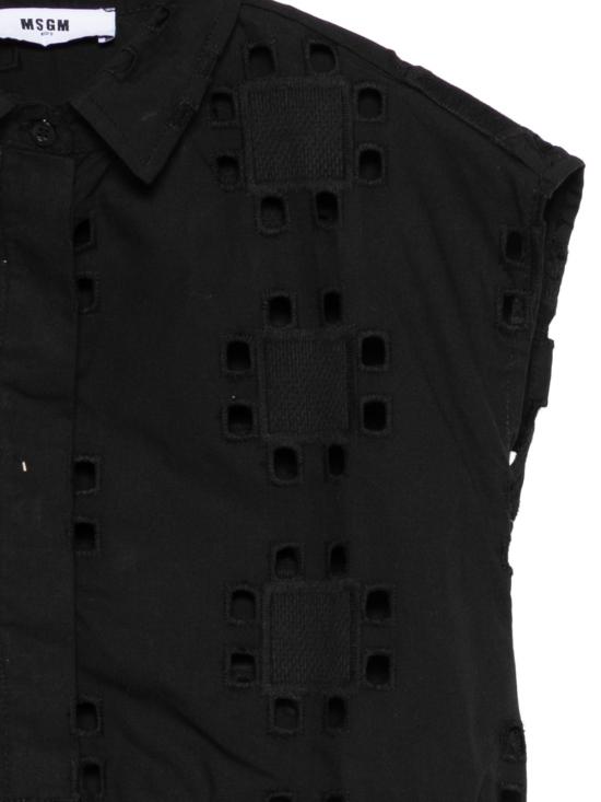 26SS [키즈] 엠에스지엠 셔츠 S6MSJGSI104 110 Black - MSGM