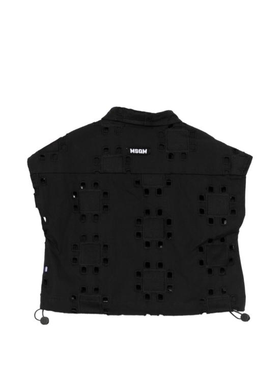 26SS [키즈] 엠에스지엠 셔츠 S6MSJGSI104 110 Black - MSGM