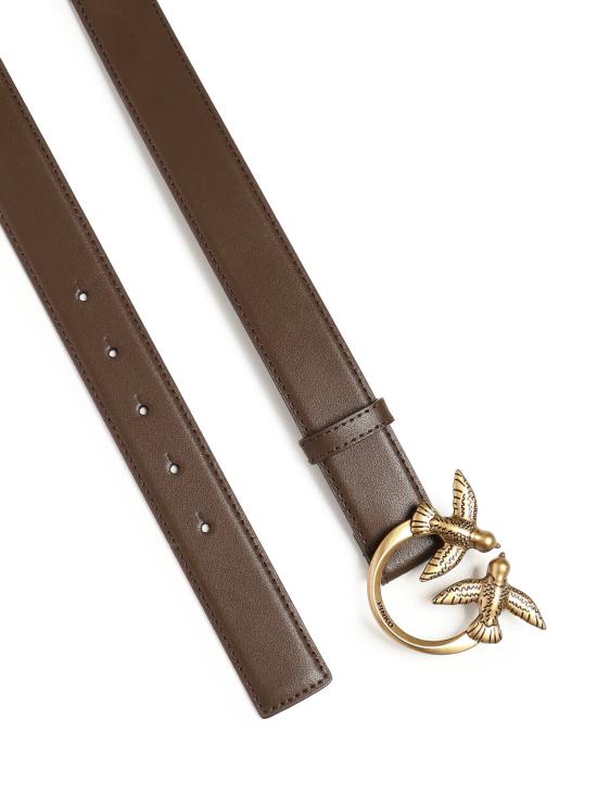 26SS 핑코 레귤러 벨트 100125 A0F1L74Q Brown - PINKO