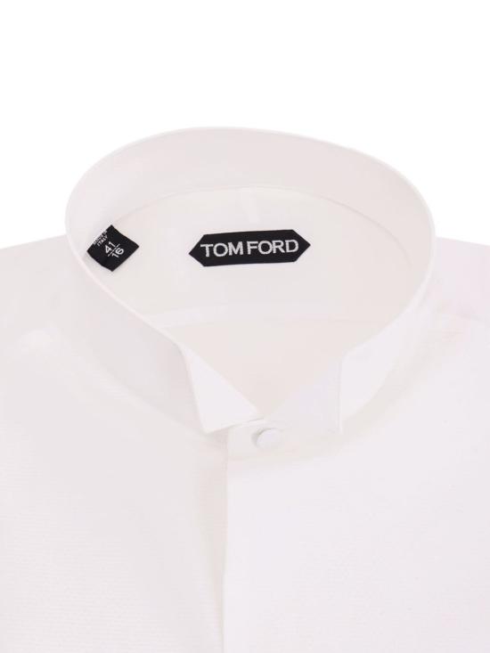 26SS 톰포드 긴팔 셔츠 HECS01C0023 WAB White - TOMFORD
