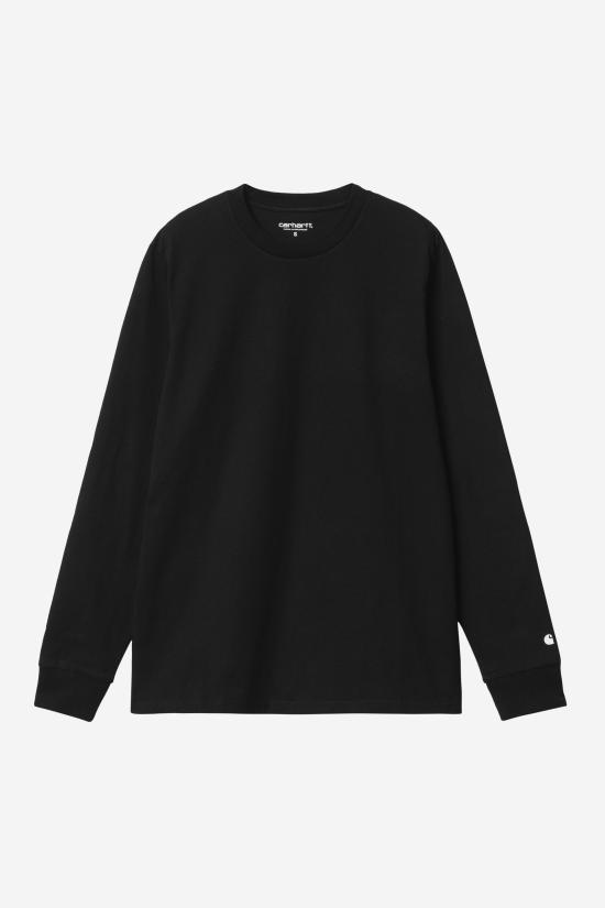 26FW 칼하트 WIP 긴팔 티셔츠 I026265 0D2XX BLACK DOM
