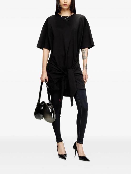 26SS 디젤 D-Elvor 이보르 티셔츠 드레스 A192320NIAX 9XX Black - DIESEL