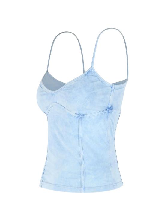 26SS 디젤 T-온니 스트래피 탑 인 데님룩 저지 A183610KIBY 01C - DIESEL