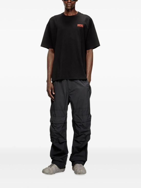 26SS 디젤 반팔 티셔츠 A200360EPCA 9XX Black - DIESEL