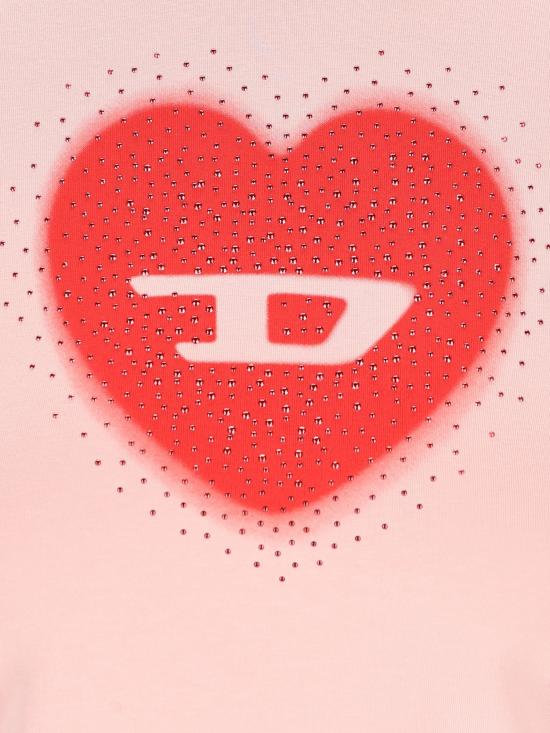 26SS 디젤 반팔 티셔츠 A209800QHHA 33L Pink - DIESEL