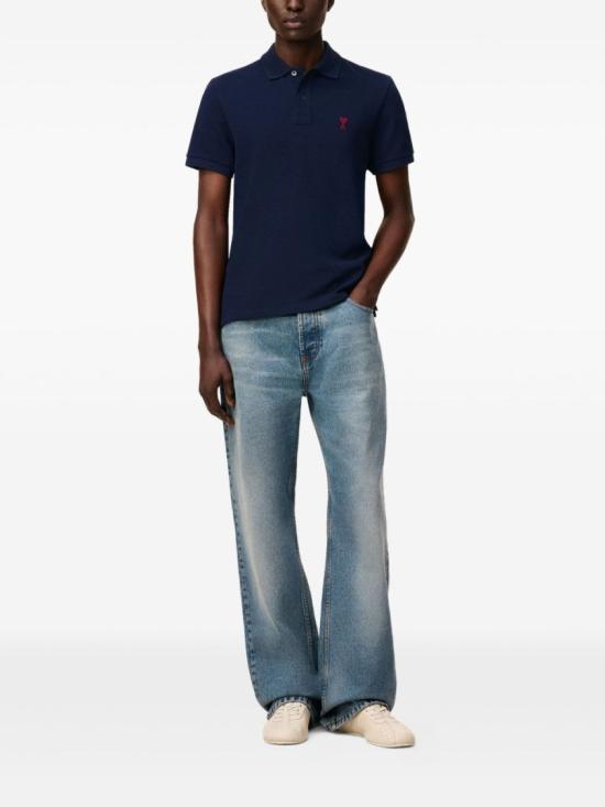 26SS 아미 폴로 티셔츠 BFUPL001 760 430 Black - AMI