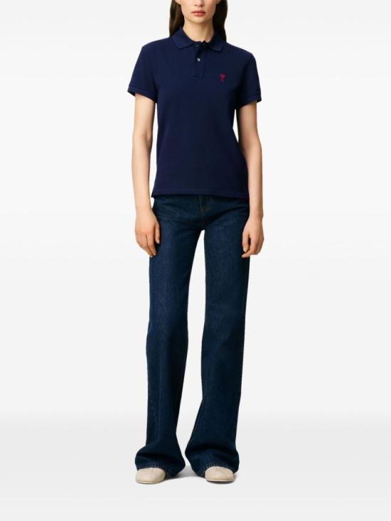 26SS 아미 폴로 티셔츠 BFUPL001 760 430 Black - AMI