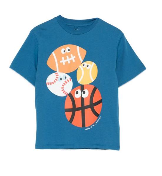 26SS [키즈] 스텔라 맥카트니 티셔츠 TY8Q81 Z0434 61D Blue