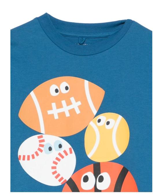 26SS [키즈] 스텔라 맥카트니 티셔츠 TY8Q81 Z0434 61D Blue - STELLA MCCARTNEY