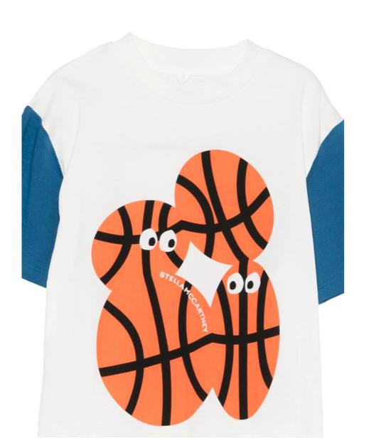 26SS [키즈] 스텔라 맥카트니 티셔츠 TY8R31 Z0434 101 White - STELLA MCCARTNEY