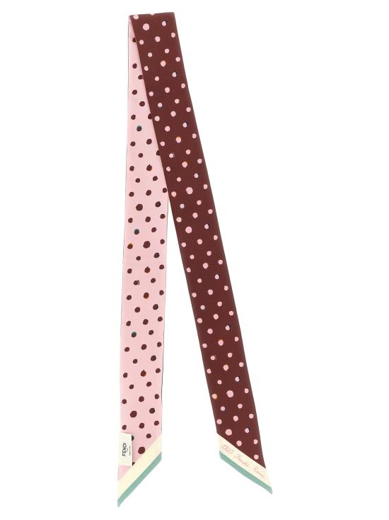26SS 펜디 머플러/스카프 FXT011AWEYF1VHA BURGUNDY PINK DOM