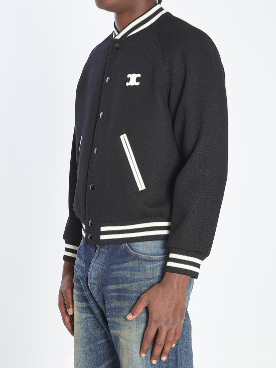 25FW 셀린느 자켓 RV0L4896C38NO BLACK DOM - CELINE