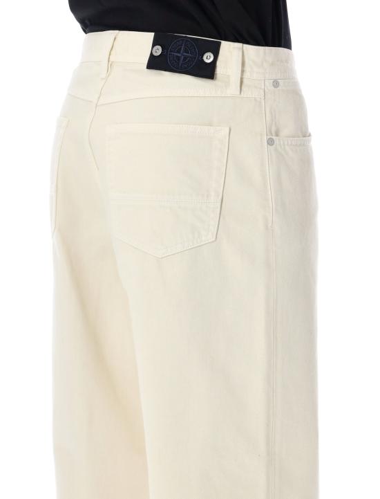 26SS 스톤 아일랜드 데님 팬츠 J100006S0J24 V0093 Bianco - STONE ISLAND