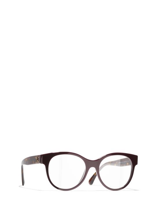 26FW 샤넬 안경 CH3471 1823 RED VENDOME DARK HAVANA - CHANEL