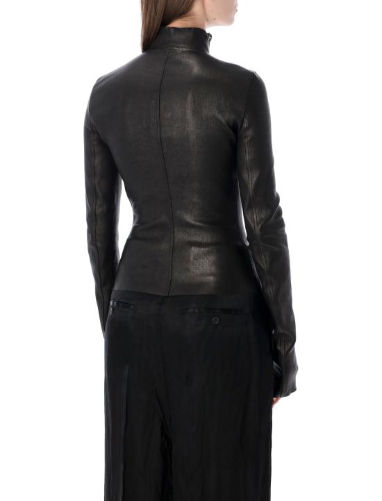 26SS 릭 오웬스 가죽 자켓 RP01F6701LSV 09 Nero - RICK OWENS