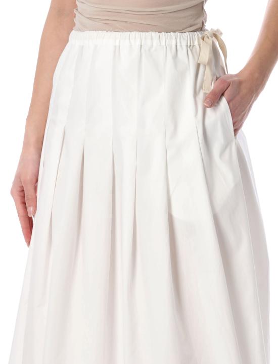 26SS 쉐르 미디 스커트 JUP1403AMALIA BLA1224S BLANC CASSE - SOEUR