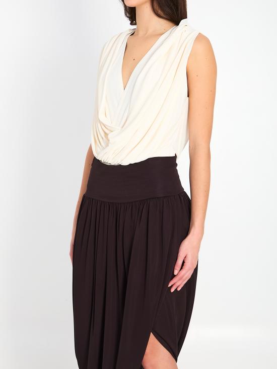 26SS 알라이아 바디수트 티셔츠 AA9B0426J090C WHITE - ALAIA