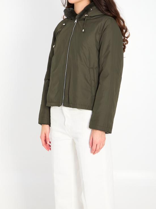 25FW 이브살로몬 무스탕 26WYV30158 GREEN - YVES SALOMON