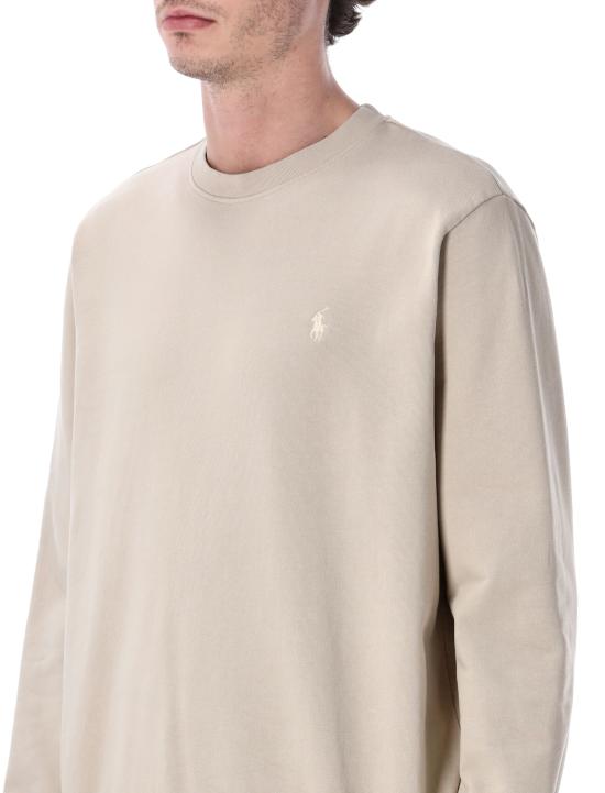 26SS 폴로 랄프로렌 포니 로고 레귤러 핏 스웨트셔츠 710916689 025 BEIGE - POLO RALPH LAUREN