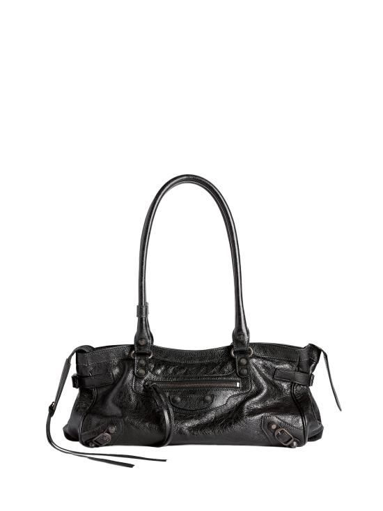 26SS 발렌시아가 르 시티 백 이스트 웨스트 845704 2ABEK1000 Black