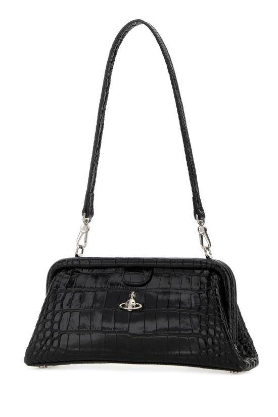 26SS 비비안웨스트우드 숄더백 4B01001EWL0098N401 BLACK DOM - VIVIENNE WESTWOOD