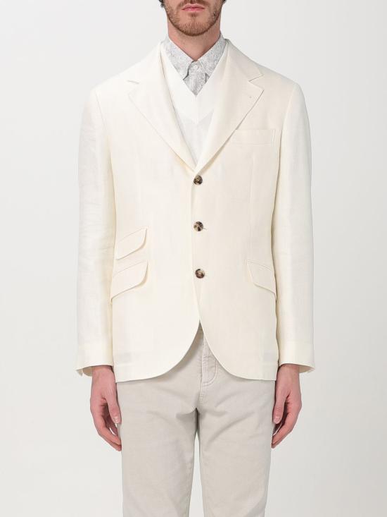 25SS 브루넬로 쿠치넬리 수트 자켓 MW4827BWD C601 White
