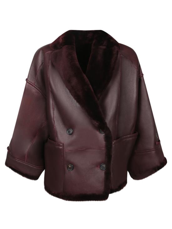 26FW 브루넬로 쿠치넬리 코트 MPMRA7495 C4243 Bordeaux - BRUNELLO CUCINELLI