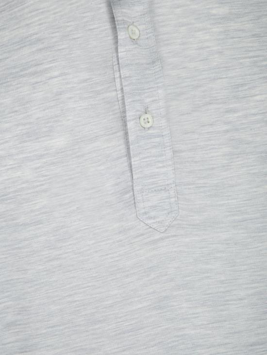 25SS 브루넬로 쿠치넬리 폴로 티셔츠 MD8213966 CLH70 Grey - BRUNELLO CUCINELLI