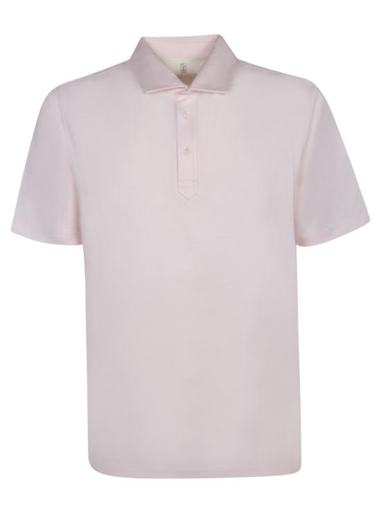 25SS 브루넬로 쿠치넬리 폴로 티셔츠 MW8623936 C2568 Pink