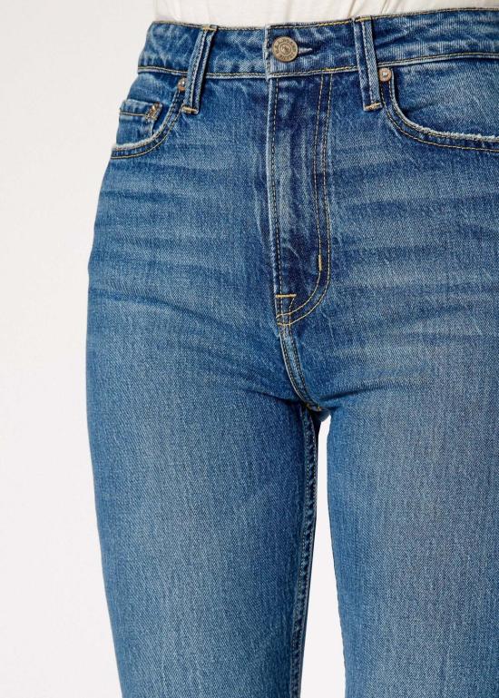  노엔드 데님 데님 팬츠 셀린 하이라이즈 부츠컷 진 크리플 크릭 - NOEND DENIM