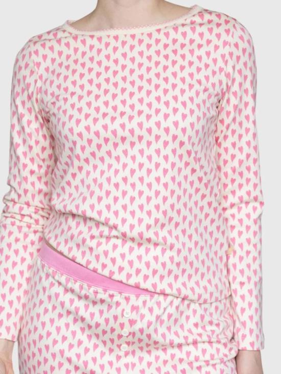  Cozyland 라운지 웨어 코지랜드 엘리 PJ 세트 러브 플로츠