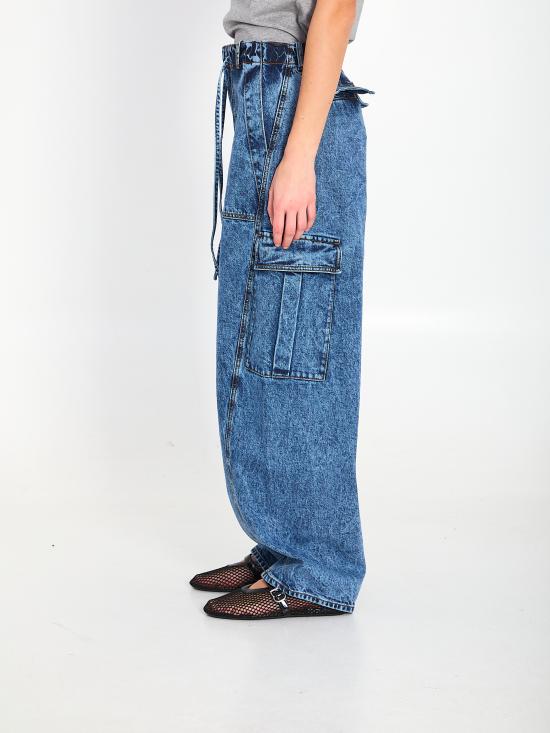 26SS 알라이아 데님 팬츠 AA9P1308T535C BLUE - ALAIA