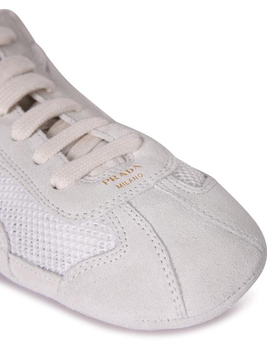 26SS 프라다 몬테카를로 리에디션 2005 스웨이드 메쉬 스니커즈 1E247O 3D8C F0009 WHITE DOM - PRADA