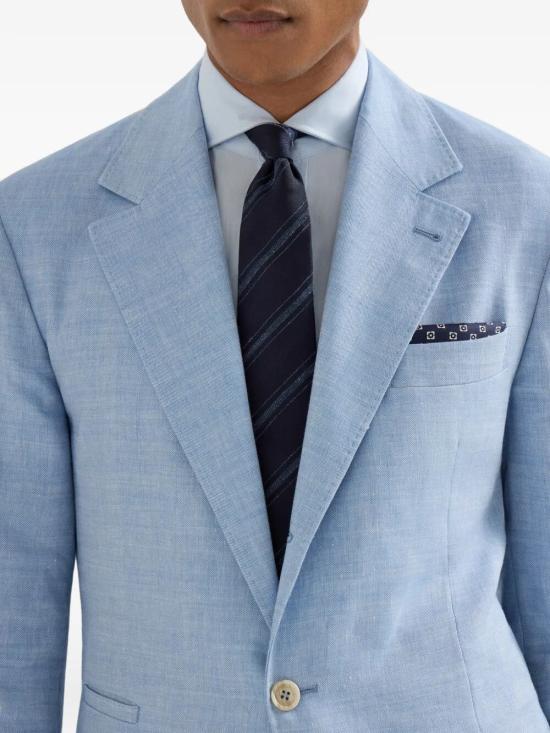 26SS 브루넬로 쿠치넬리 넥타이 MX8640018 C2425 NAVY - BRUNELLO CUCINELLI