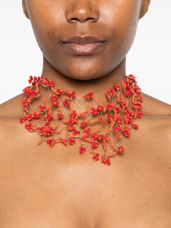 26SS 마리아 칼데라라 목걸이/팬던트 2V108C CORAL SEEDS - MARIA CALDERARA