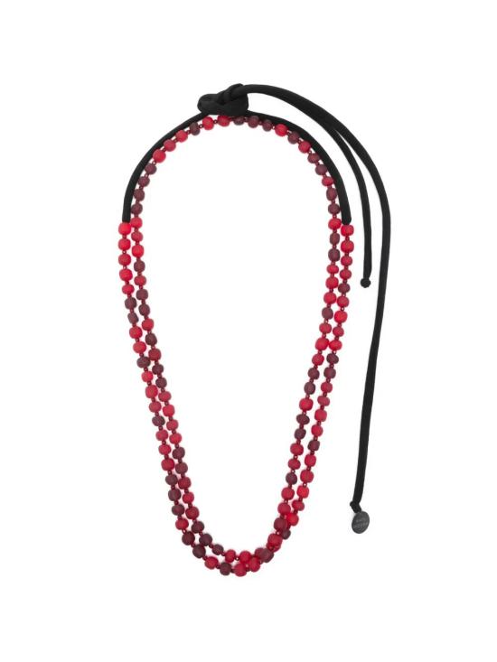 26SS 마리아 칼데라라 목걸이/팬던트 2V104R RED MATTE BEADS
