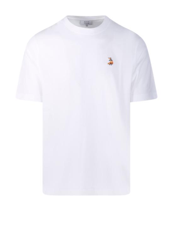 26SS 메종키츠네 드리밍 폭스 컴포트 티셔츠 QM00102KJ7026 P100 WHITE