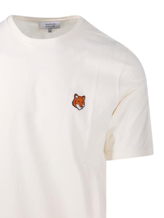 26SS 메종키츠네 폭스 헤드 레귤러 티셔츠 PM00107KJ7026 0063 NOBLE BEIGE - MAISON KITSUNE
