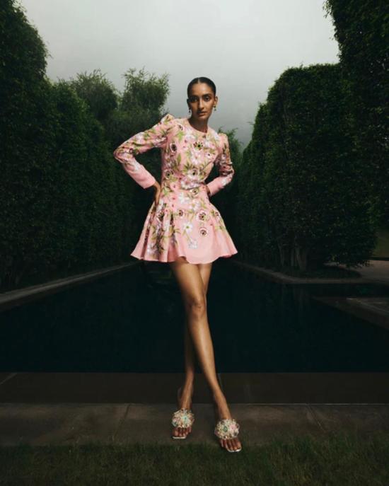  LA FUORI 숏 원피스 라푸오리 릴리 가든 드레스 핑크 - OTHER BRANDS