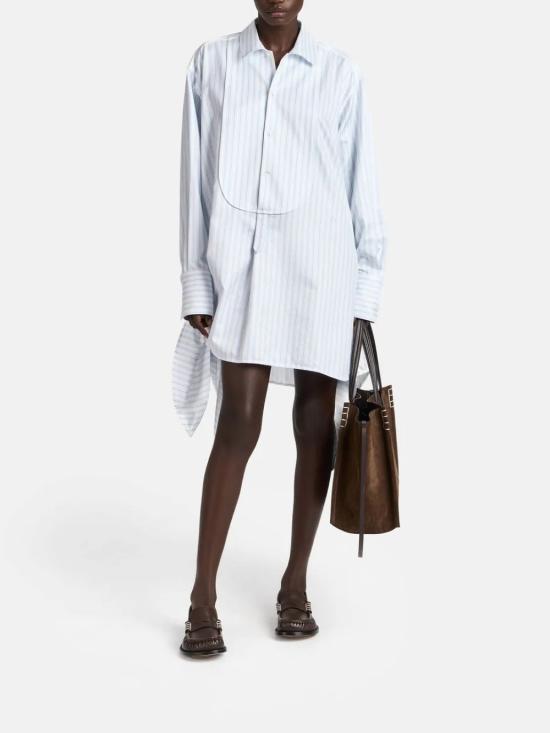 26SS JW앤더슨 미디 원피스 DR0500PG1892023 White - JW ANDERSON