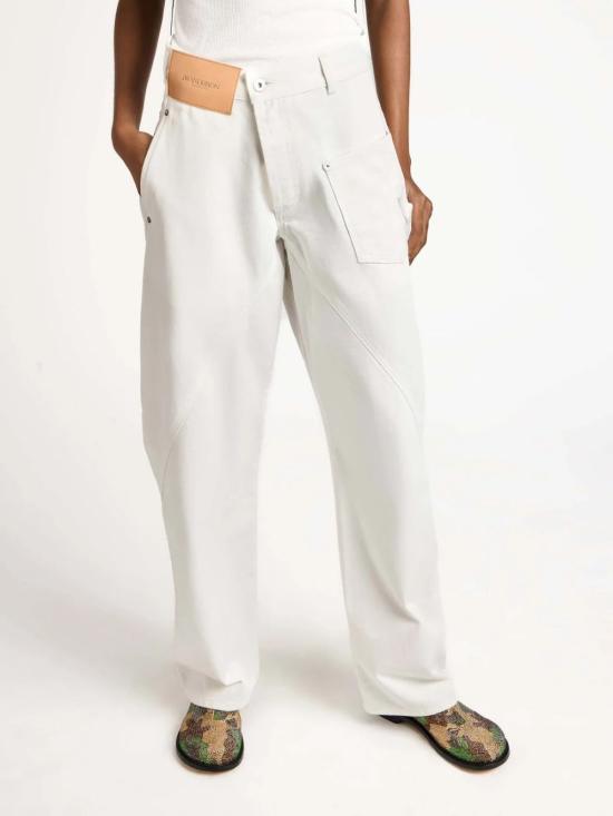 26SS JW앤더슨 데님 팬츠 DT0127PG1933002 White - JW ANDERSON