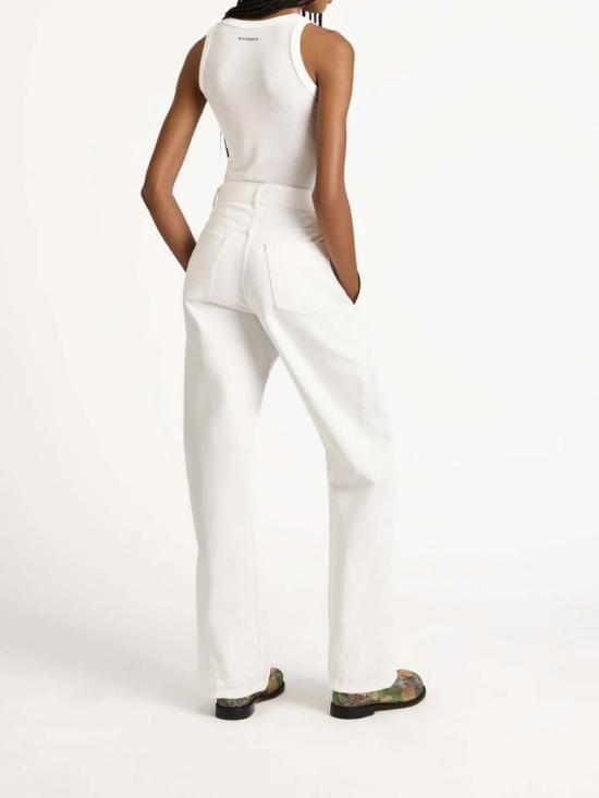 26SS JW앤더슨 데님 팬츠 DT0127PG1933002 White - JW ANDERSON