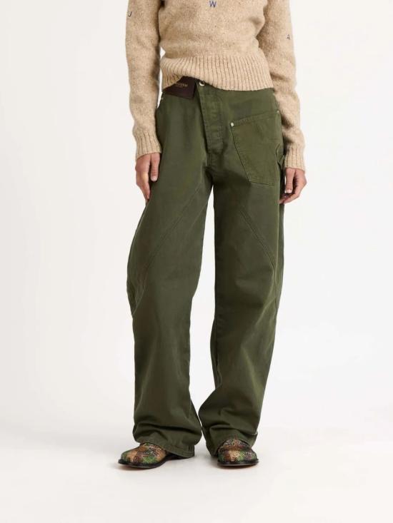 26SS JW앤더슨 데님 팬츠 DT0127PG1933276 Green - JW ANDERSON