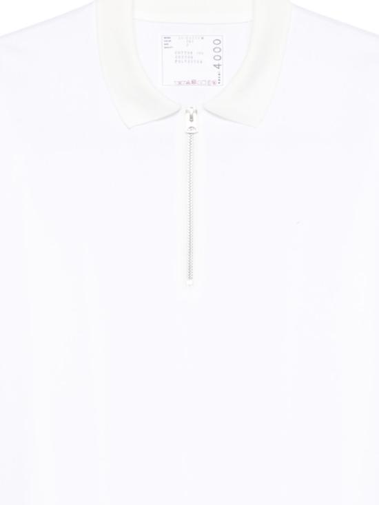 26SS 사카이 폴로 티셔츠 26 04000M 101 White - SACAI