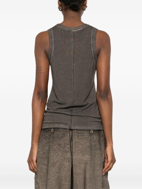 26SS 우마 왕 민소매 티셔츠 UP1030 UW860 Grey - UMA WANG