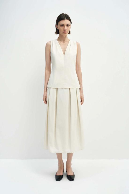  Sophie Rue 롱 스커트 소피 루 에그렛 소라 - SOPHIE RUE