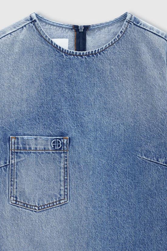  애니빙 숏 원피스 아니네 빙 툴라 데님 드레스 - ANINE BING