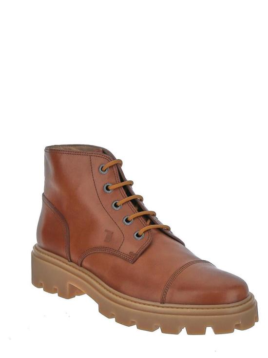  토즈 부츠 브라운 가죽 앵클 - TODS