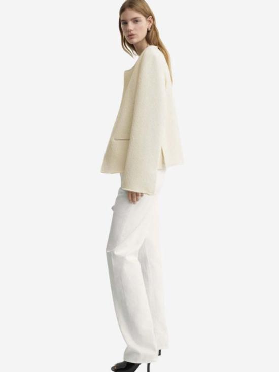  토템 수트 자켓 Totême 오픈 프론트 부클레 블레이저 - TOTEME