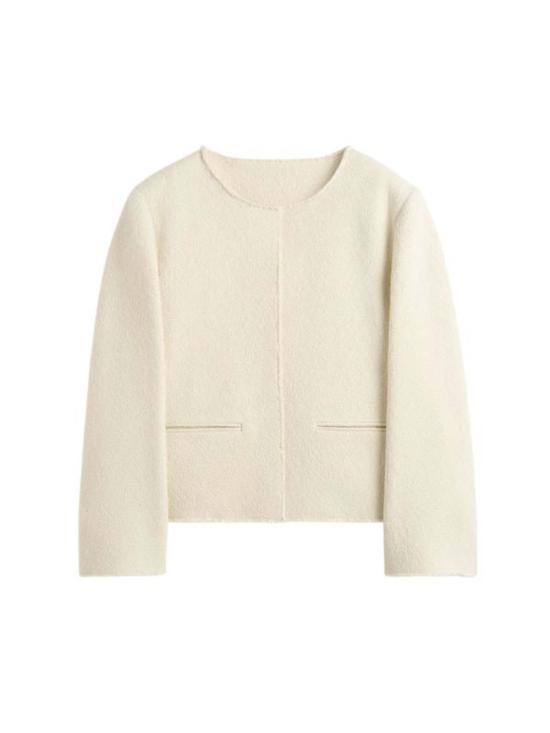  토템 수트 자켓 Totême 오픈 프론트 부클레 블레이저